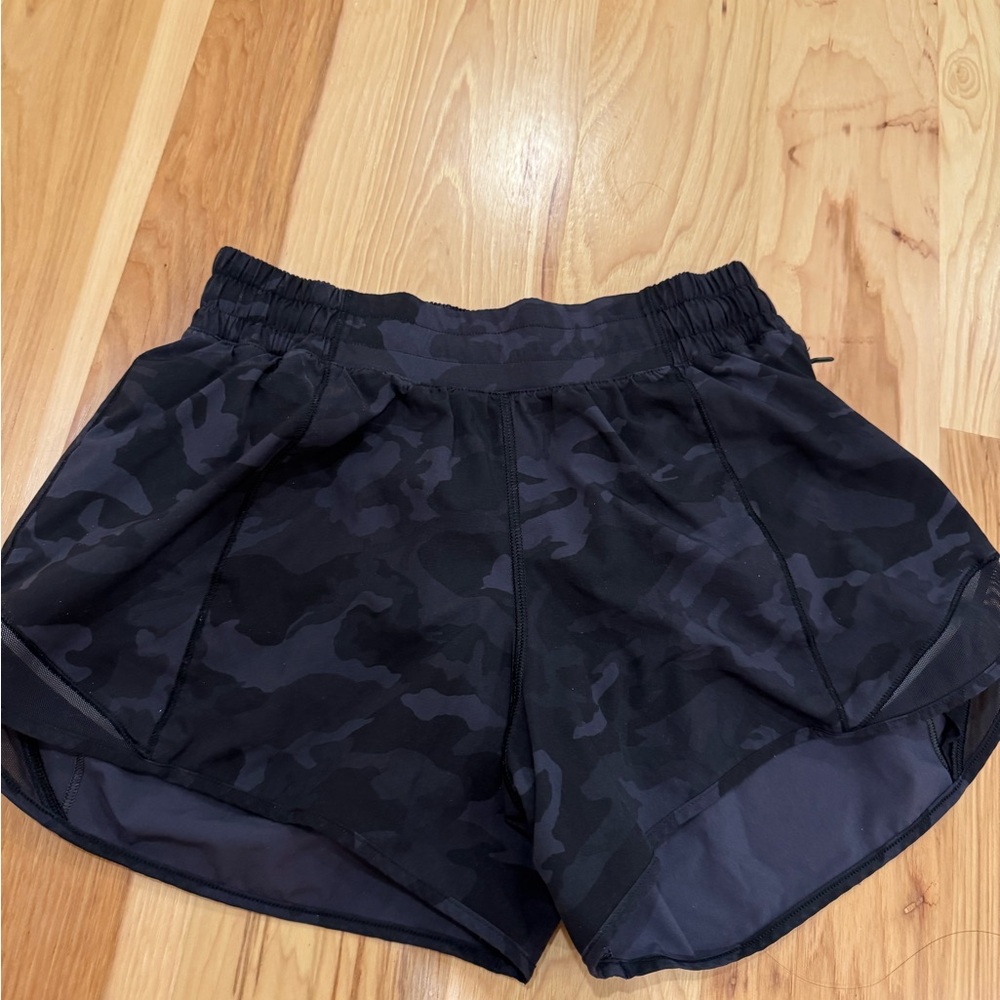 Black Camouflage Women's Shorts